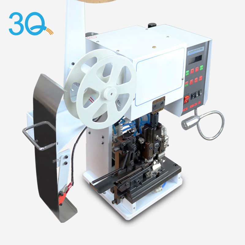 Máquina automática de pelado y punzonado de terminales de cable multifuncional
