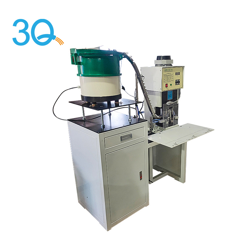 Máquina prensadora de terminal de perforación libre de grano único de placa vibratoria