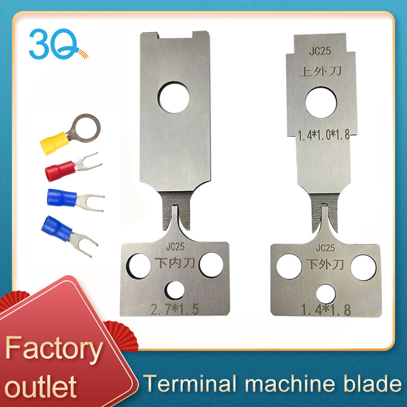 u003Ci>Crimping Blade Die Loose Terminal Blades |u003C/i> u003Cb>Cuchilla de prensado Hojas terminales sueltas |u003C/b> u003Ci>(2 Pcs)u003C/i> u003Cb>(2 piezas)u003C/b>